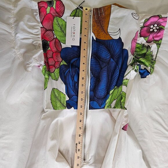 Rahyma Dress S Floral Ethnic Luxury African Print Fashion SS Full Skirt Boho - Picture 8 of 16